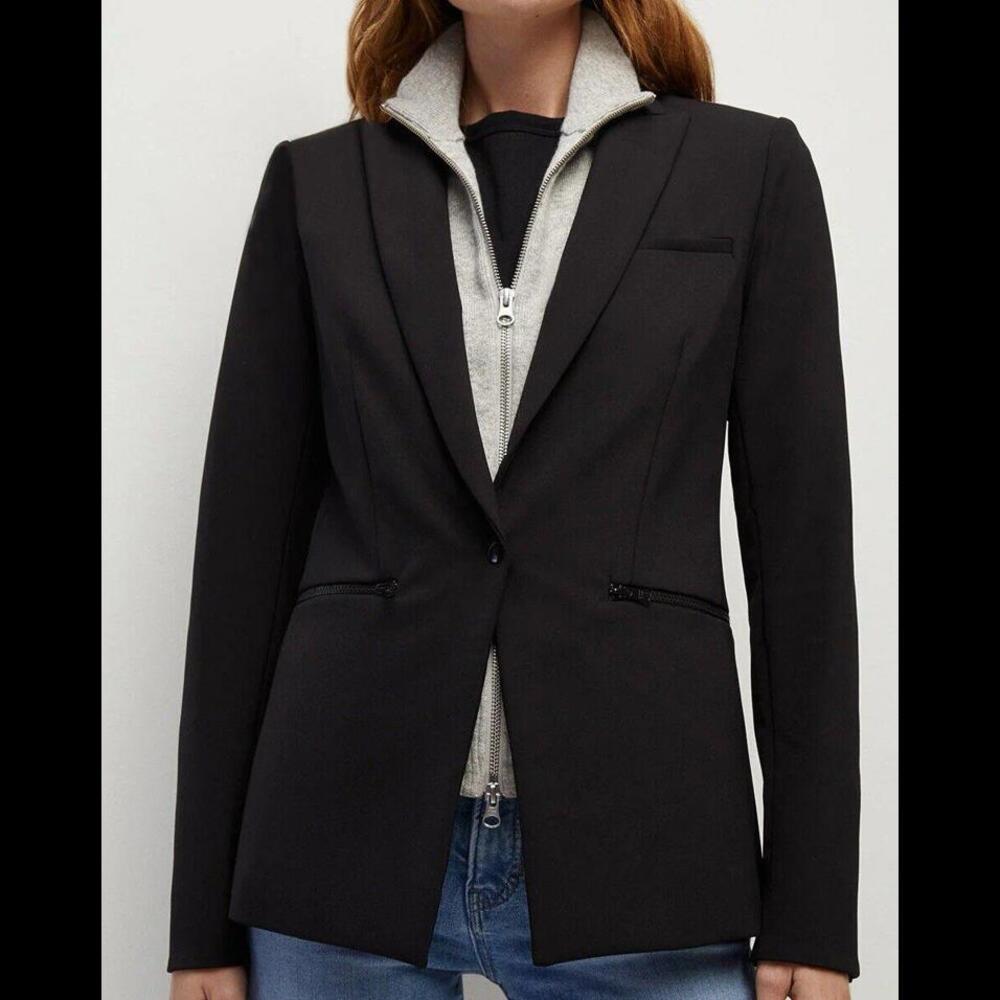Veronica Beard Blazer Women’s 10 Black Scuba